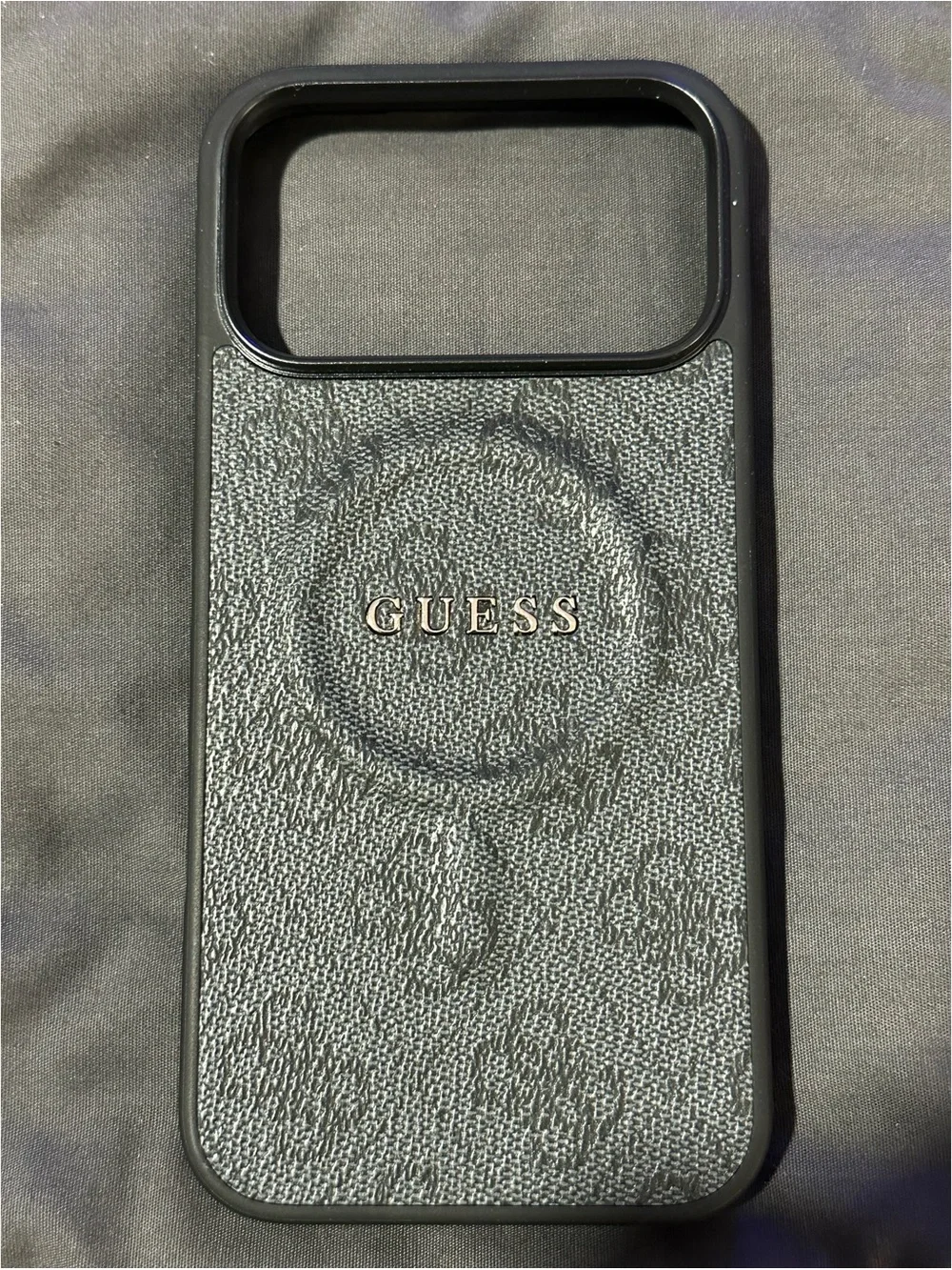 BRAND NEW GUESS MagSafe Compatible Phone Case for iPhone 17 Pro Max - Gray